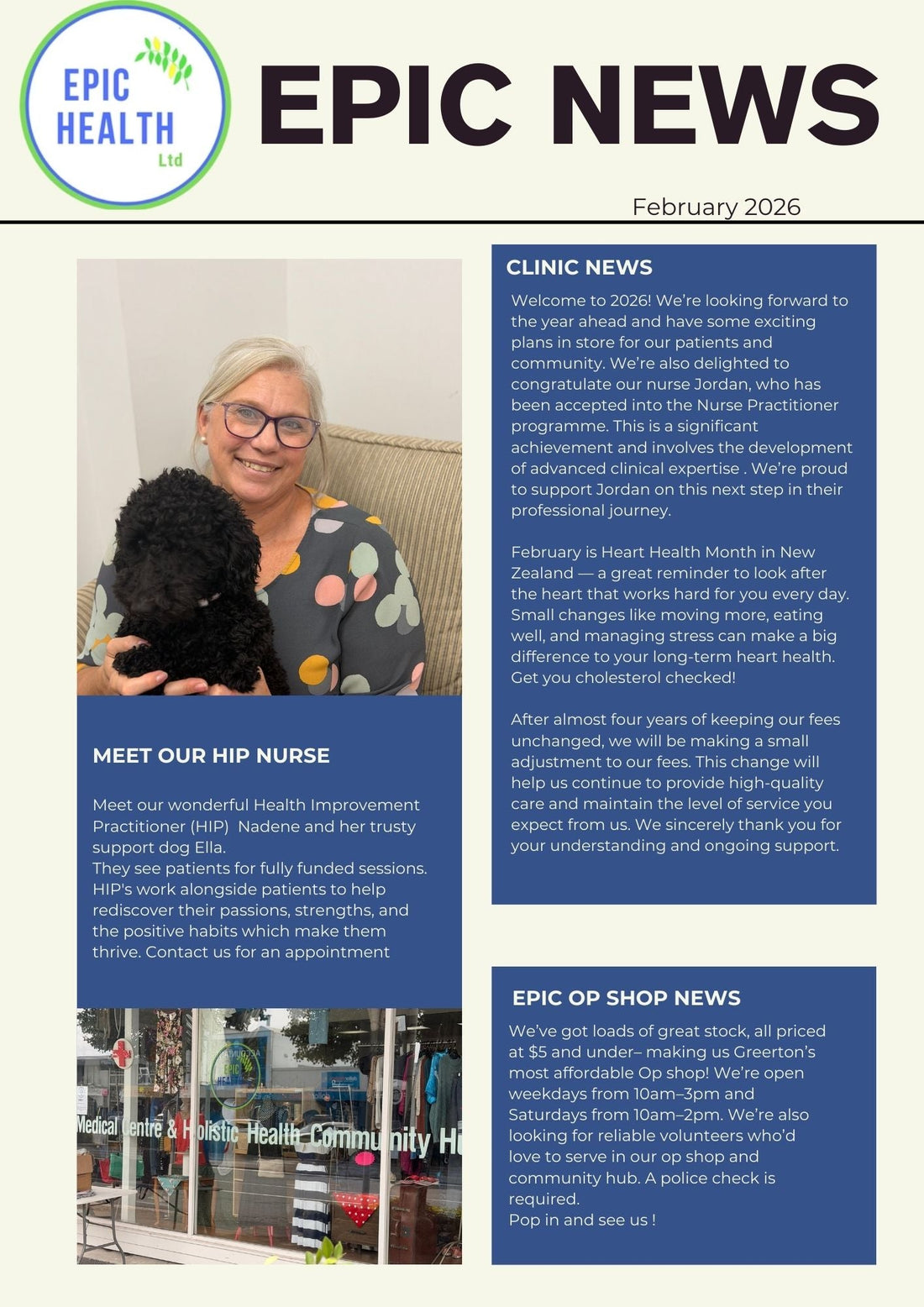February 2026 Newletter