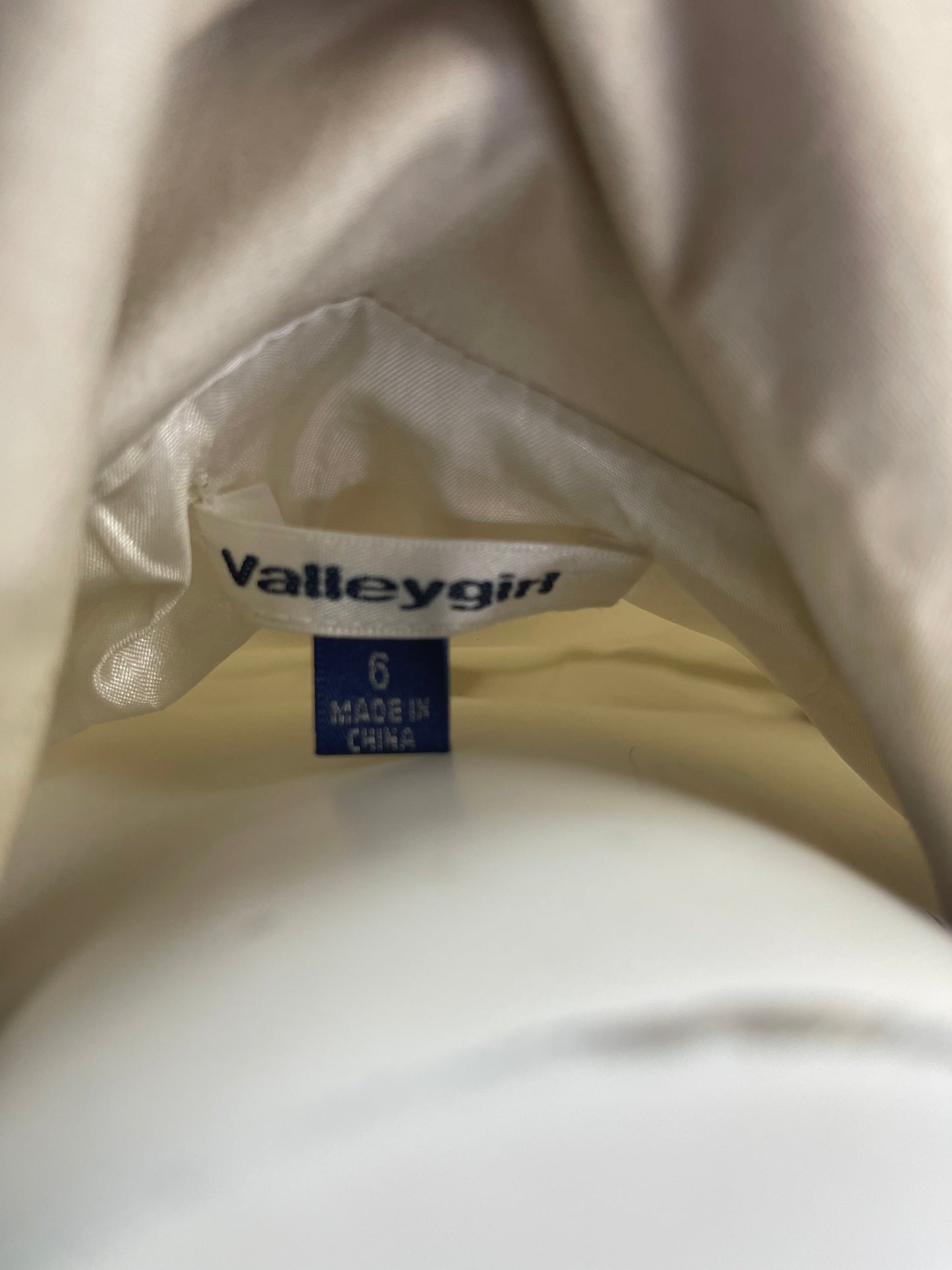 Valleysgirl Cream Trench-Style Coat (Size 6)