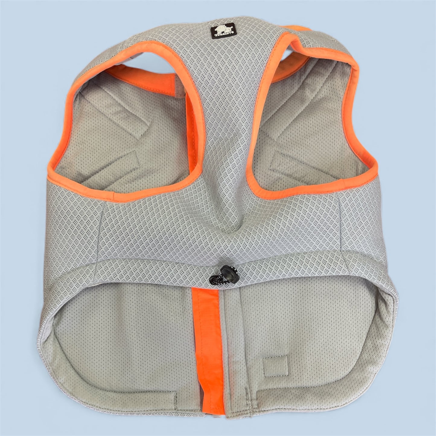 Truelove Padded Dog Harness – Grey & Orange (Medium)