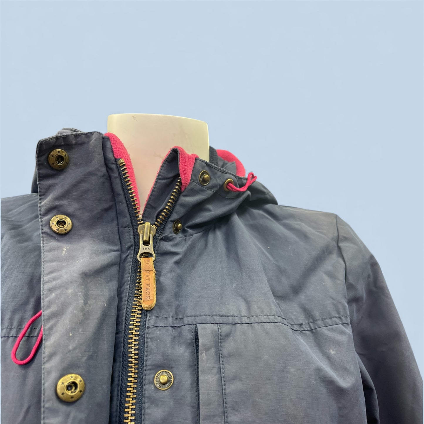 Fat Face Hooded Jacket – Navy with Pink Lining (Women’s)
